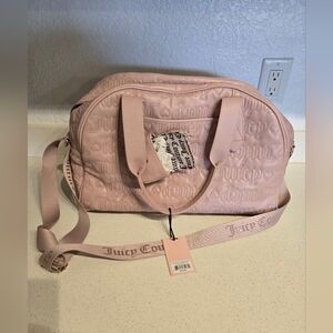 Juicy Couture pink women's travel bag